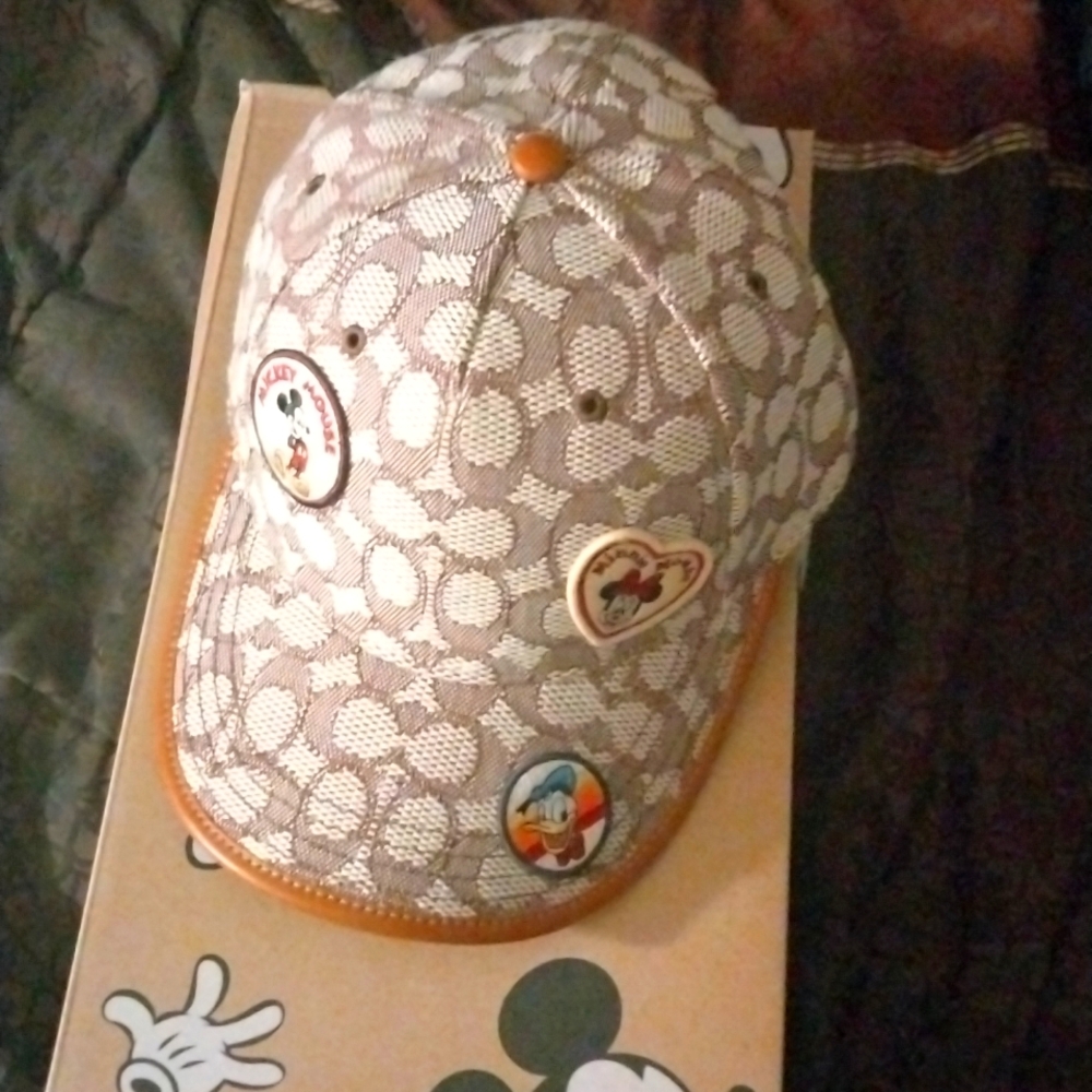 Coach Mickey Mouse Hat(Never Worn)